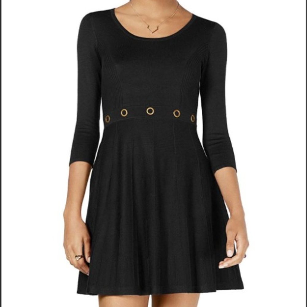 BXC Dress Black Sweater Dress - Size Large